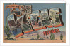 Greetings from Las Vegas Nevada Postcard by Anonymous