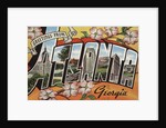 Greetings from Atlanta Georgia Postcard by Anonymous