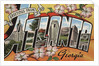 Greetings from Atlanta Georgia Postcard by Anonymous