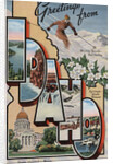Greetings from Idaho Postcard by Anonymous