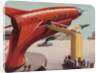 Biekens Pictorial Sticker with Giant Ray Gun by Anonymous