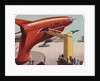 Biekens Pictorial Sticker with Giant Ray Gun by Anonymous