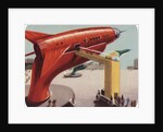 Biekens Pictorial Sticker with Giant Ray Gun by Anonymous