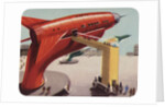 Biekens Pictorial Sticker with Giant Ray Gun by Anonymous