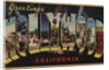 Greetings from Hollywood California Postcard by Anonymous