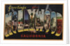 Greetings from Hollywood California Postcard by Anonymous