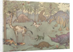 Illustration of the Golden Age of Mammals by E. Boyd Smith
