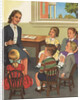 Calendar Illustration of Children Singing in Sunday School by Anonymous