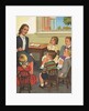 Calendar Illustration of Children Singing in Sunday School by Anonymous