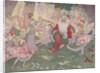 Illustration of Santa with Fairies by E. Boyd Smith