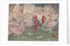 Illustration of Santa with Fairies by E. Boyd Smith