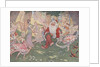 Illustration of Santa with Fairies by E. Boyd Smith