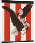 Magazine Illustration of Child Riding on Bald Eagle by Anonymous