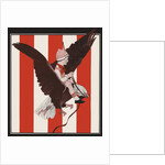 Magazine Illustration of Child Riding on Bald Eagle by Anonymous