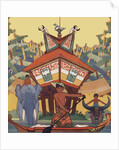 Magazine Illustration of Malay Children in Sumatra by Holling