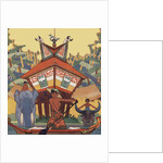 Magazine Illustration of Malay Children in Sumatra by Holling