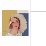 Magazine Illustration of Woman Wearing Hat by Dynevor Rhys