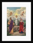Calendar Illustration of the Holy Family by Anonymous