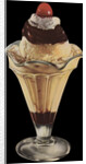 Die-Cut Scrap of Ice Cream Sundae by Anonymous