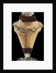 Die-Cut Scrap of Ice Cream Sundae by Anonymous