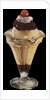 Die-Cut Scrap of Ice Cream Sundae by Anonymous