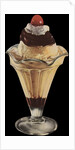 Die-Cut Scrap of Ice Cream Sundae by Anonymous