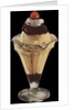 Die-Cut Scrap of Ice Cream Sundae by Anonymous