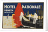 Hotel Nazionale Venezia Luggage Label by Anonymous
