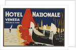Hotel Nazionale Venezia Luggage Label by Anonymous
