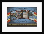 Greetings from Reno Nevada Postcard by Anonymous
