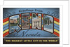 Greetings from Reno Nevada Postcard by Anonymous