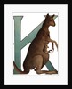 K Is For Kangaroo Illustration by Anonymous