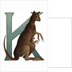 K Is For Kangaroo Illustration by Anonymous