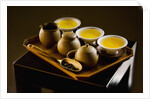 Oolong Tea Served with Japanese Tea Set by Anonymous