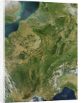 Central France and Western Europe on a Rare Clear Day by Anonymous