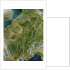 Central France and Western Europe on a Rare Clear Day by Anonymous
