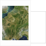 Central France and Western Europe on a Rare Clear Day by Anonymous