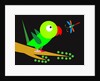 Parrot and dragonfly by Anonymous