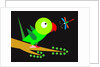 Parrot and dragonfly by Anonymous