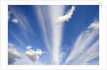 Lenticular and Cumulus Clouds by Anonymous