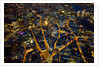 Aerial View of London at Night by Anonymous