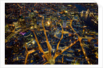 Aerial View of London at Night by Anonymous