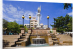 Fountain and Monument in Plaza de Colon by Anonymous