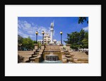 Fountain and Monument in Plaza de Colon by Anonymous