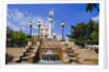 Fountain and Monument in Plaza de Colon by Anonymous