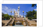 Fountain and Monument in Plaza de Colon by Anonymous