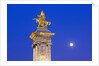 Gilded Statue of Fame and Pegasus on Pont Alexandre-III by Anonymous