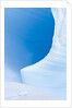 Blue Cave in Iceberg Sculpted by Waves by Anonymous