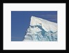 Pointy Blue Iceberg Sculpted by Waves by Anonymous