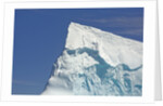 Pointy Blue Iceberg Sculpted by Waves by Anonymous